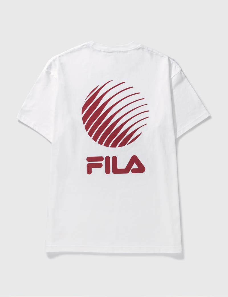 Hellrazor - Hellrazor X Fila Logo T-shirt | HBX - Globally Curated