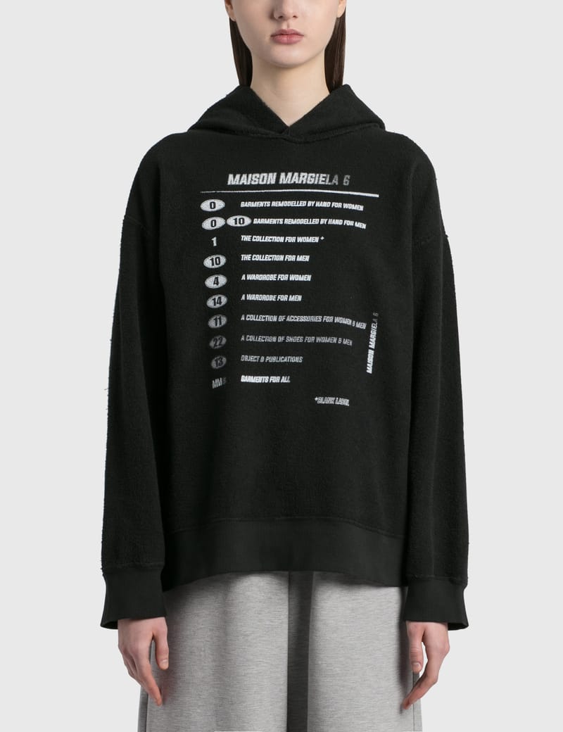 MM6 Maison Margiela - Oversized Printed Hoodie | HBX - Globally