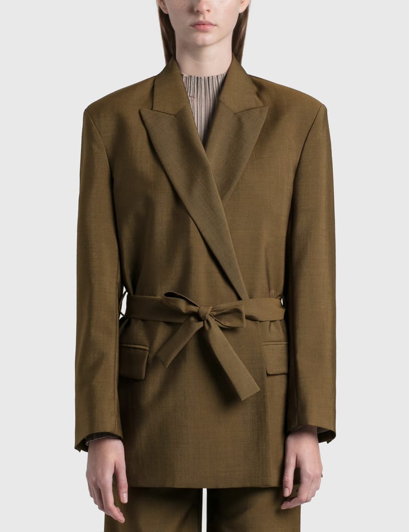 Acne Studios - Jamila Wool Mohair Blended Blazer | HBX