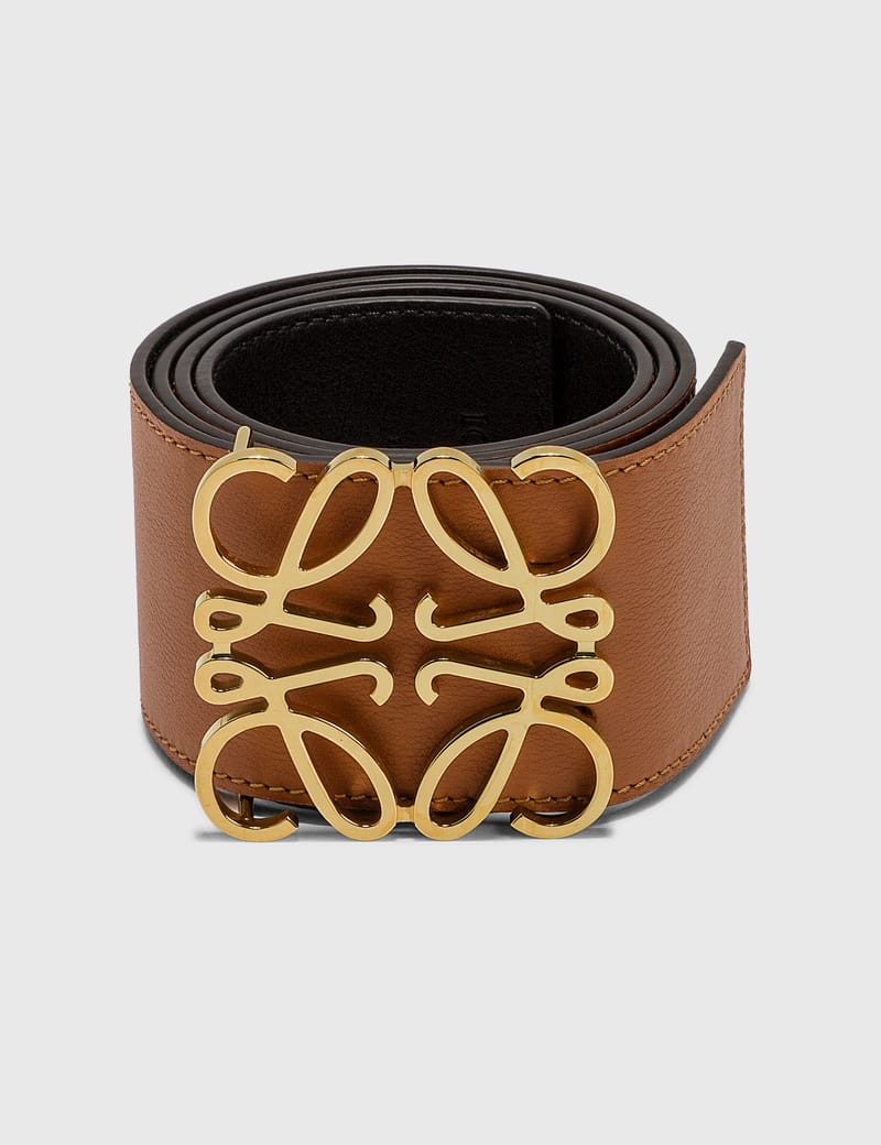 小物 LOEWE Anagram Gold Buckle Leather Belt LOEWE Reversible Anagram Leather Belt | Saks Fifth Avenue