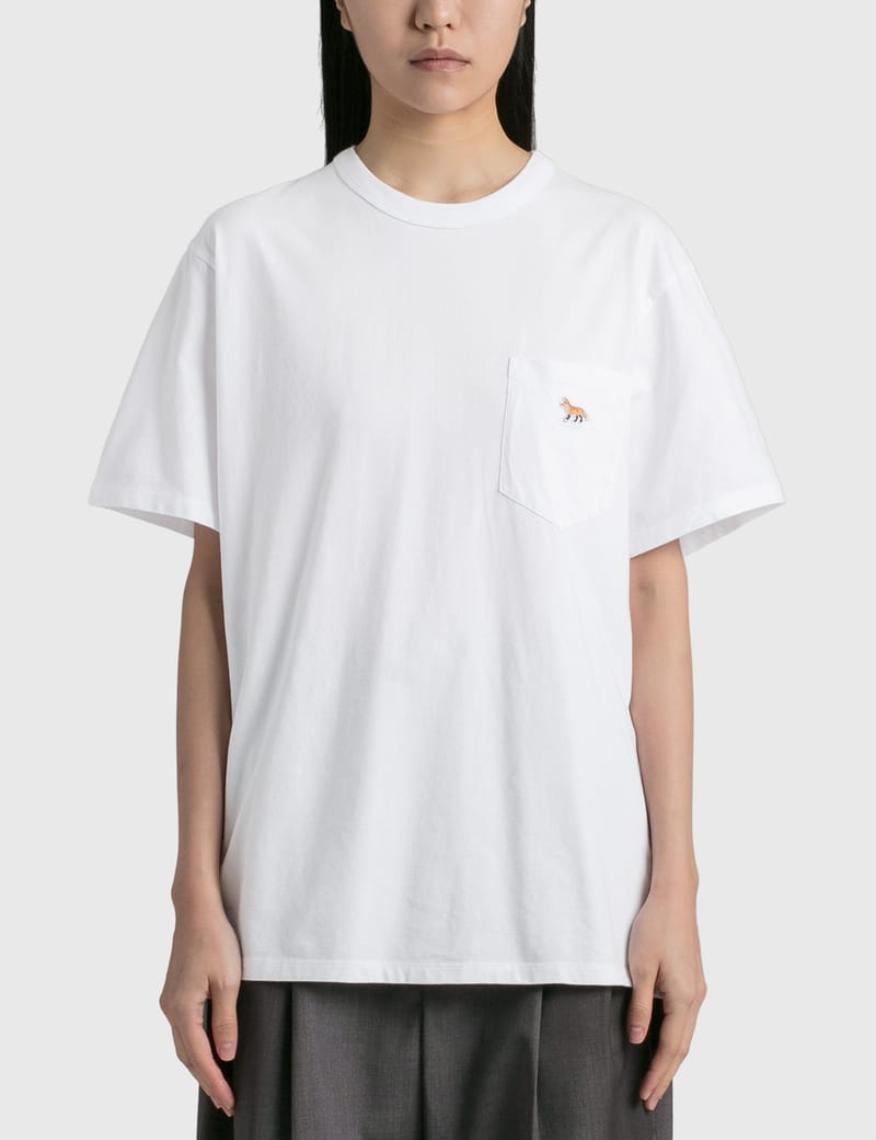 Maison Kitsuné - Baby Fox Patch Pocket T-shirt | HBX