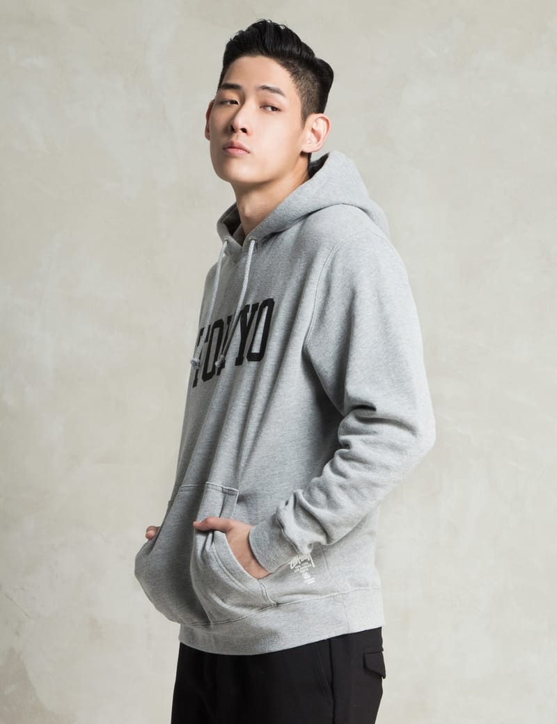 Stüssy - Grey Heather Tokyo IST Hoodie | HBX