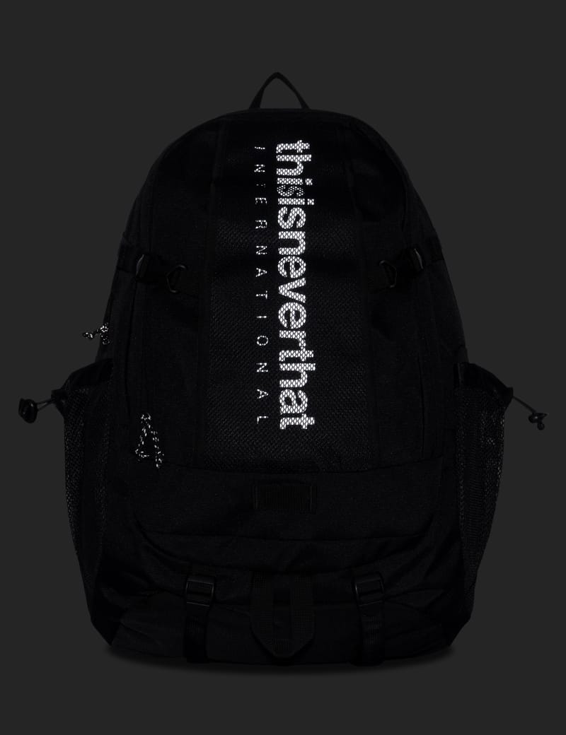 バッグ thisisneverthat INTL-Logo Backpack 30 thisisneverthat - INTL-Logo Backpack 30 - Black | UP THERE