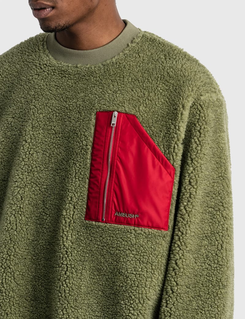 AMBUSH® - Layered Hem Fleece Top | HBX - Globally Curated