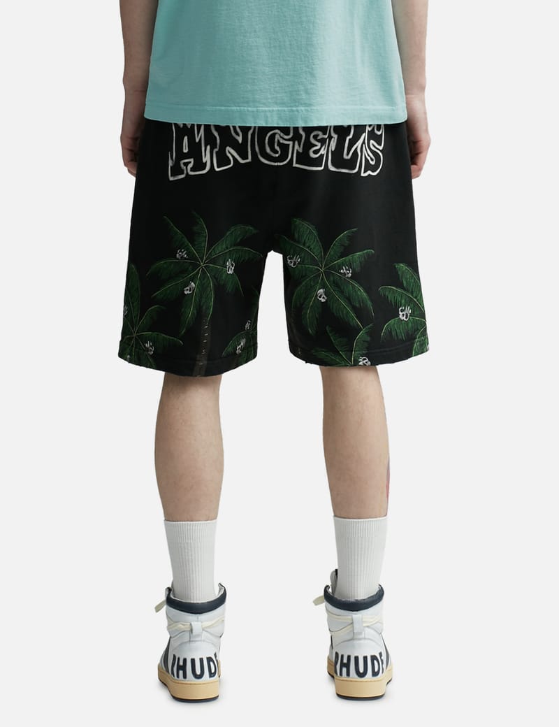 Palm Angels - Palms & Skull Vintage Sweat Shorts | HBX - Globally