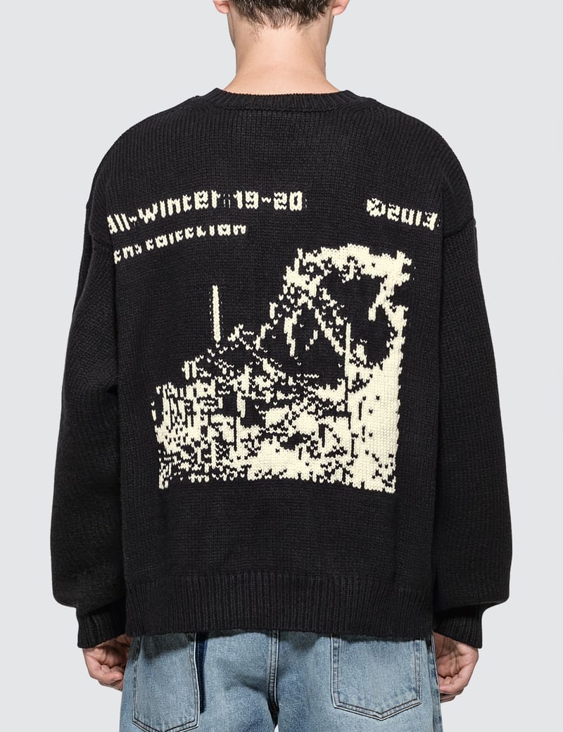 Off-White™ - Ruined Factory Knit Sweater | HBX - Globally Curated