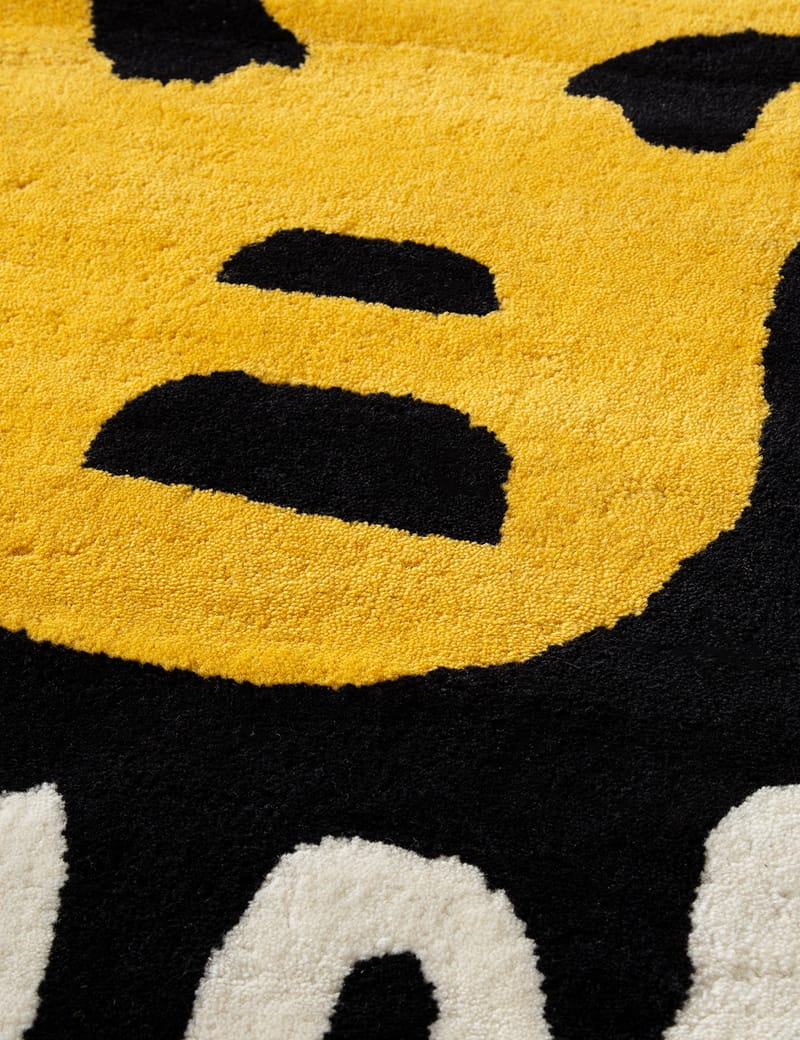 Human Made - Large Face Logo Rug | HBX - Globally Curated Fashion 