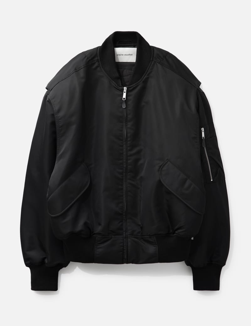 ジャケット・アウター ENTIRE STUDIOS W2 BOMBER black size L Entire Studios Black W2 Bomber Jacket Entire Studios
