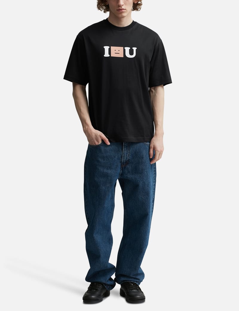 Acne Studios - フェイス ロゴ Tシャツ | HBX - ハイプビースト