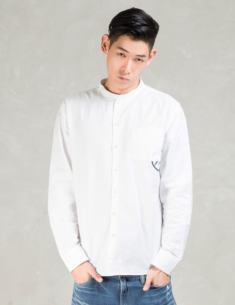 Denim By Vanquish & Fragment - White Selvage Oxford Stand