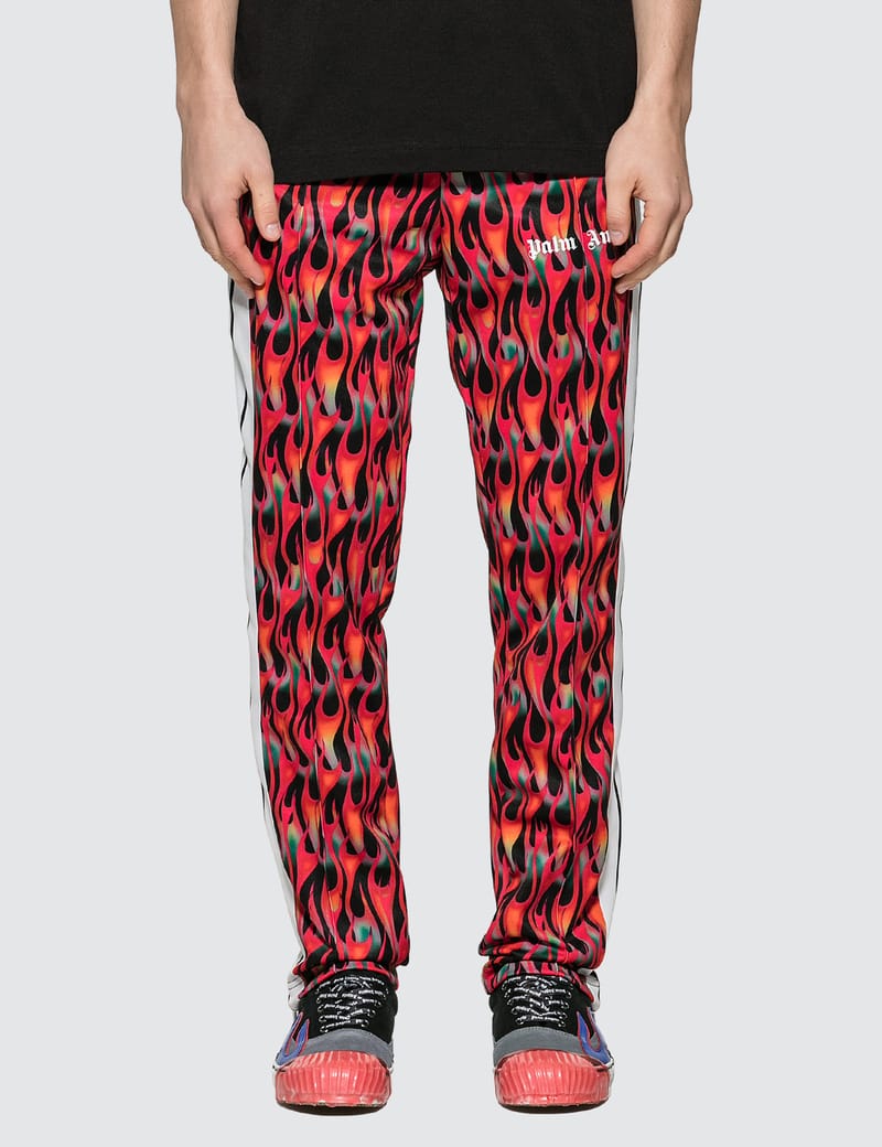 Palm angels flame discount print track pants