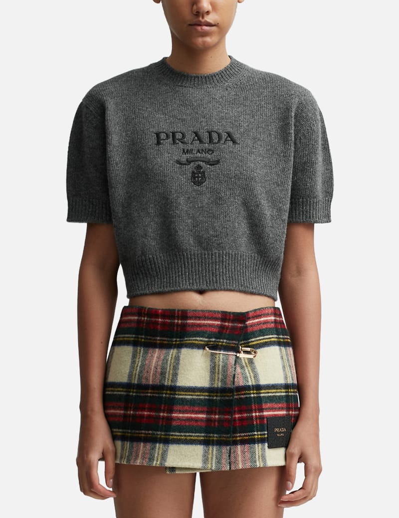 Prada - Short-Sleeved Sweater | HBX - Globally Curated Fashion and