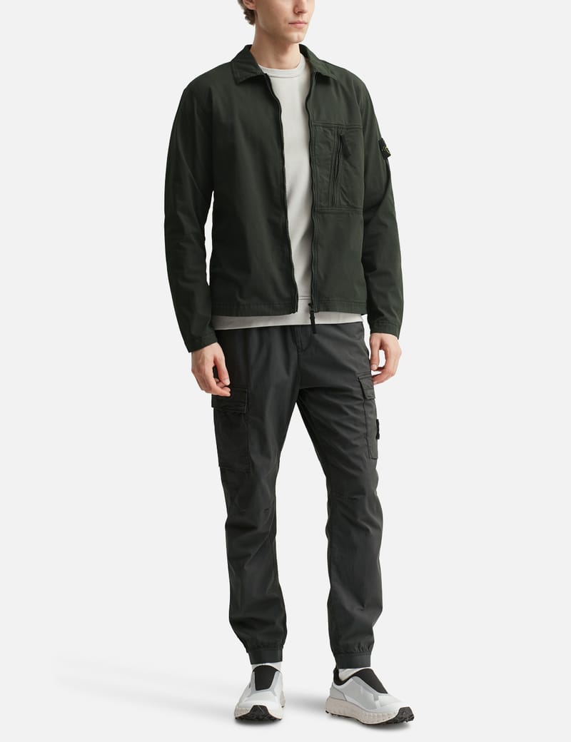 Stone Island - 'Old' Effect Overshirt | HBX