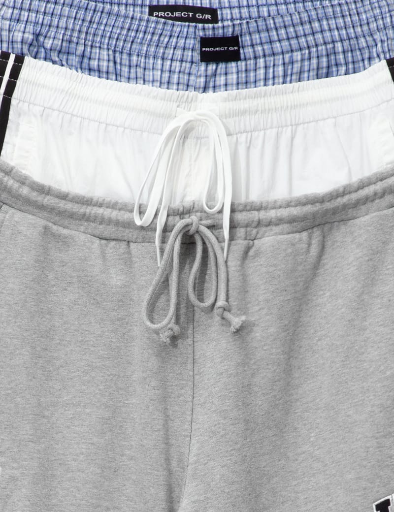 Project GR 3 LAYERED SWEAT PANTS サイズ3 PROJECT G/R - 3 Layered Sweatpants | HBX - Globally Curated
