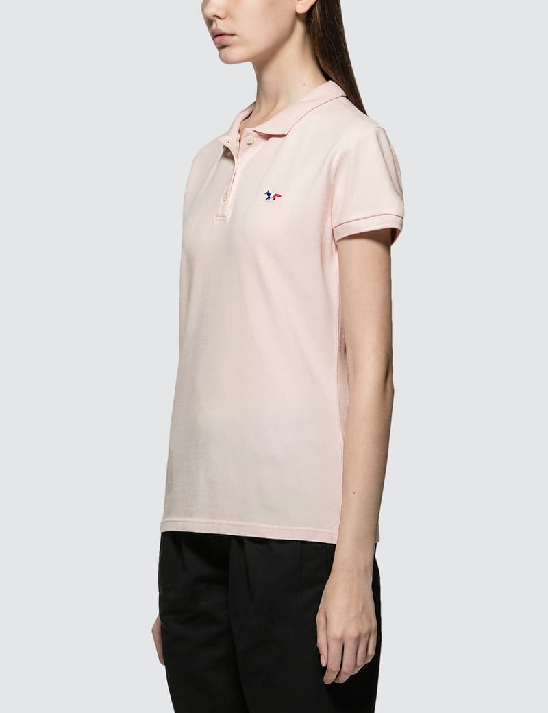 Maison Kitsuné - Polo Tricolor Fox Patch | HBX - Globally Curated