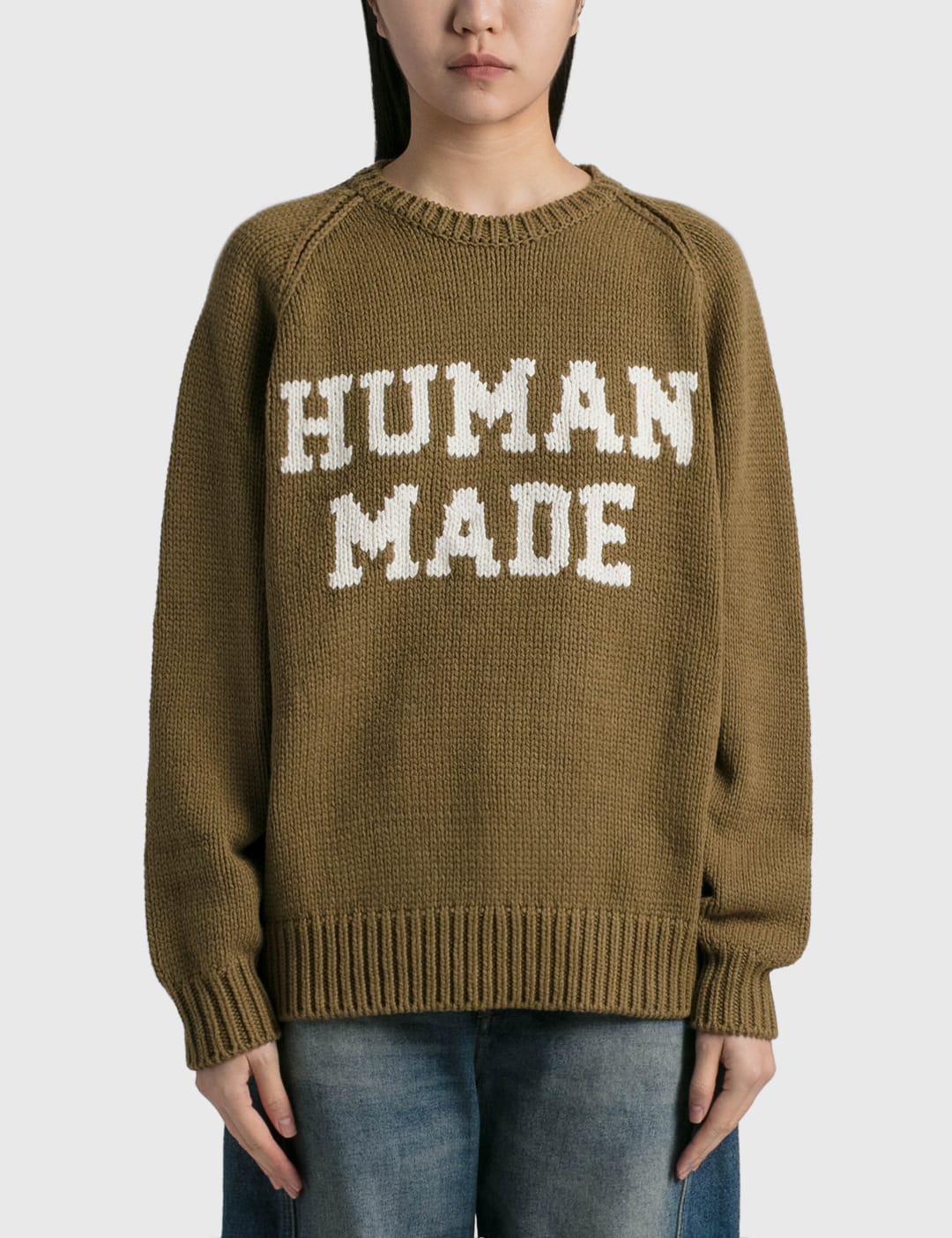 Human Made - Raglan Sleeve Knit | HBX - Globally Curated Fashion and  Lifestyle by Hypebeast
