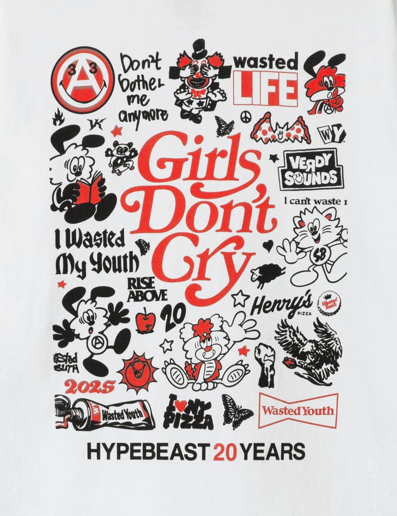 Hypebeast VERDY x Hypebeast 20th Anniversary T-shirt - VERDY x