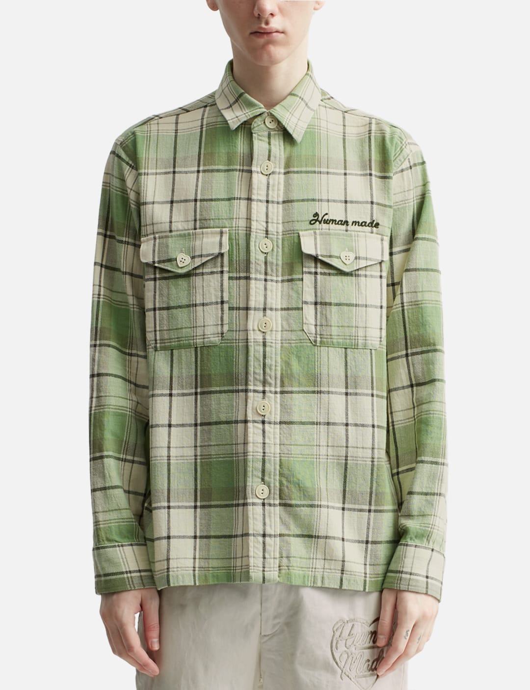 Human Made - CHECKED OVERSHIRT | HBX - Globally Curated Fashion 