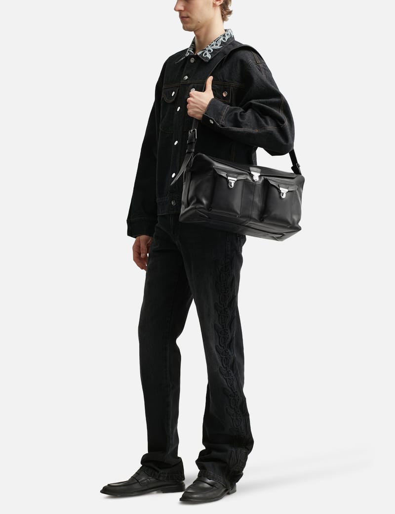 【LEMAIRE】Weekend ギアバック ラージサイズ Espresso Week-end Gear Bag | LEMAIRE