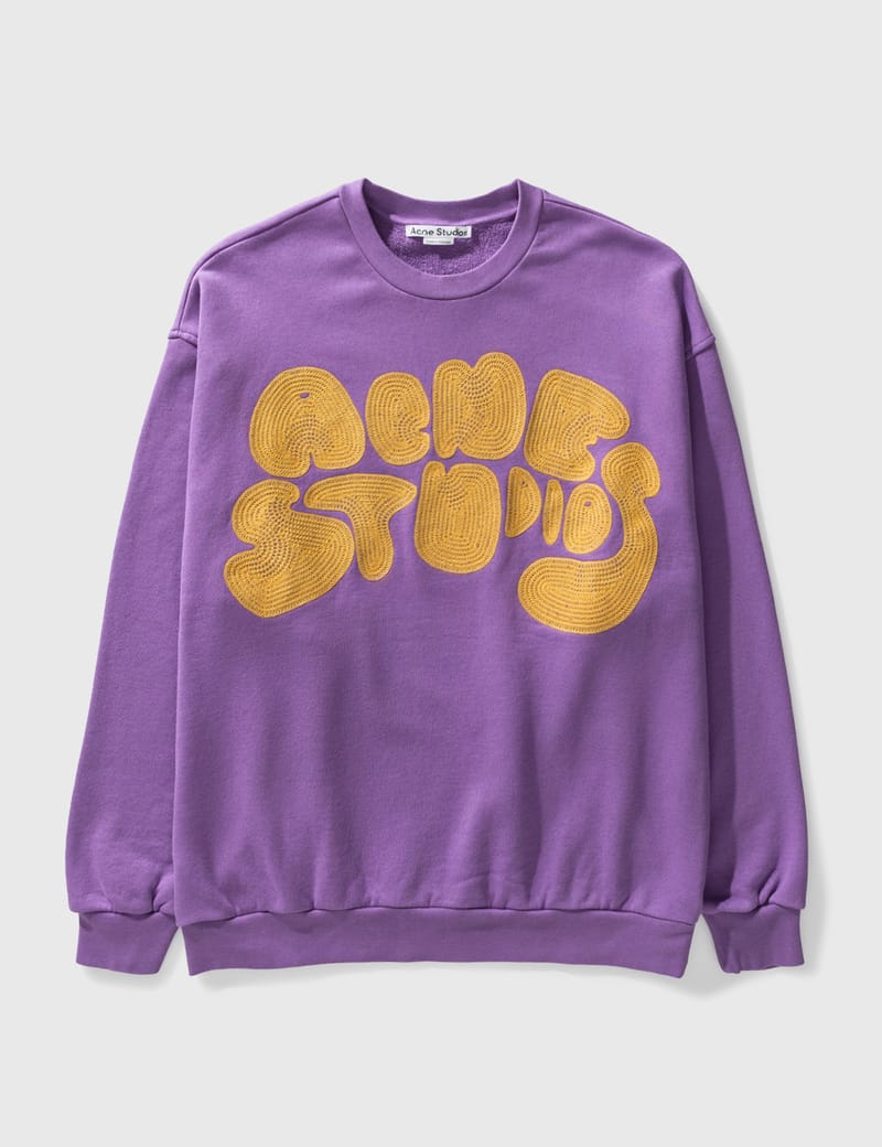 お年玉セール特価】 Acne studios バブルロゴ クルーネック スウェット