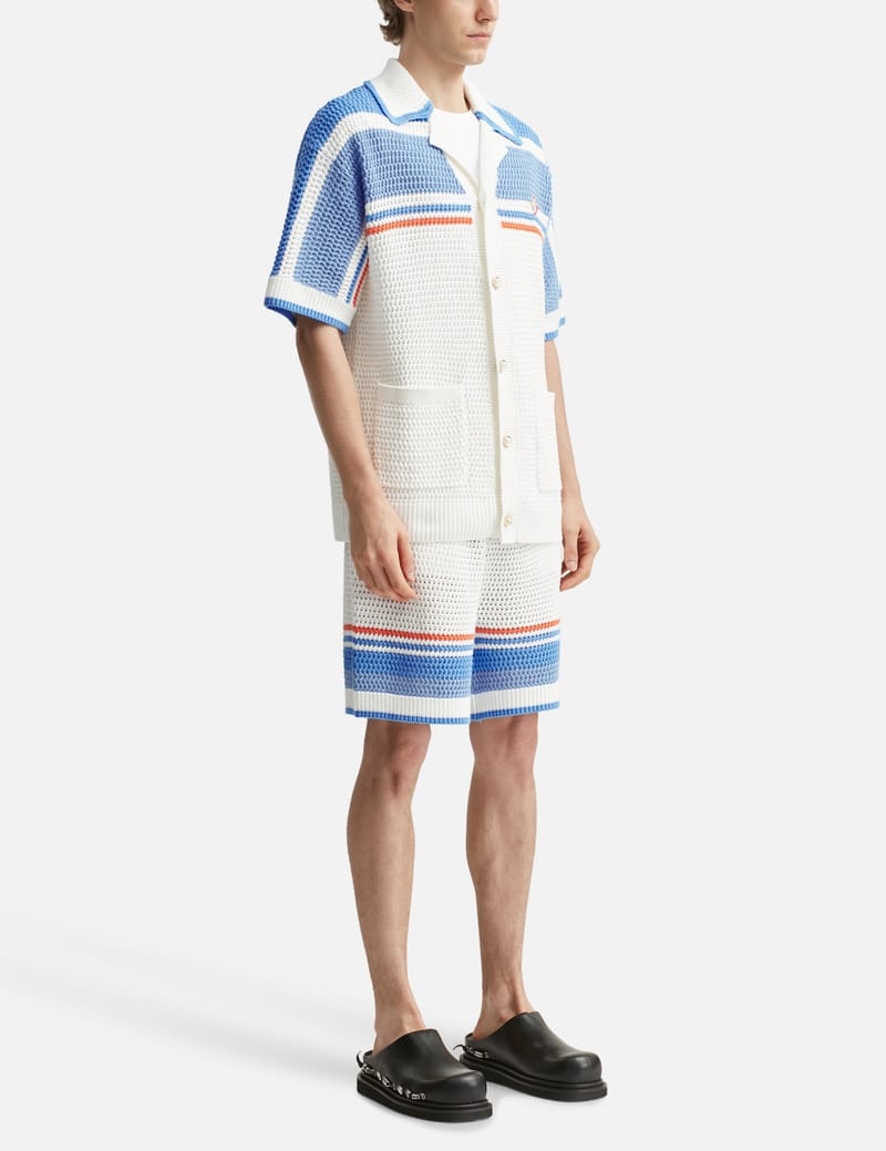【関送無料】 Casablanca Pastel Court ロゴ 半袖 Tシャツ Casablanca Pastel Court logo-print T-shirt | White | FARFETCH BH