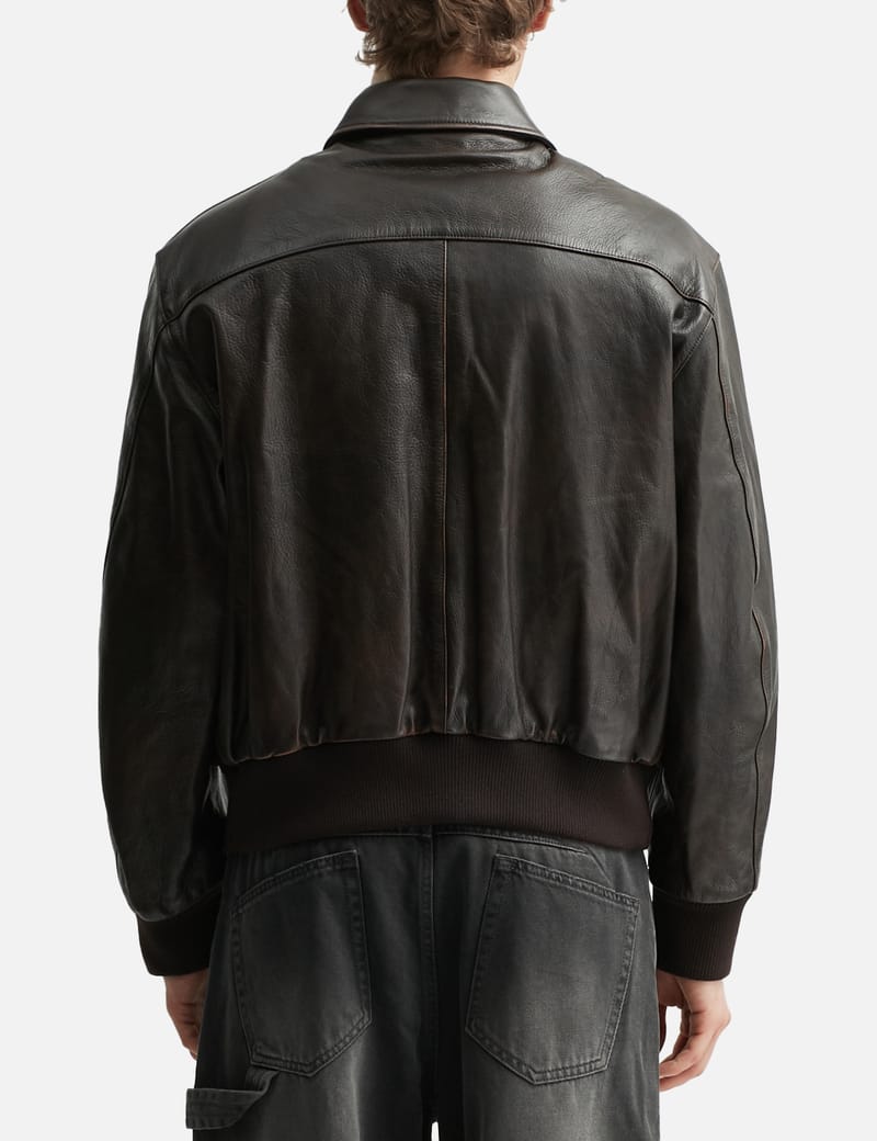 COOR - Vintage Cow Skin A-2 Leather Jacket | HBX
