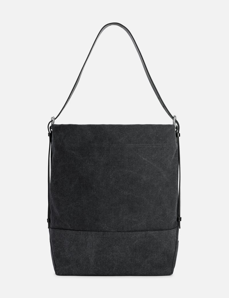 Lemaire Belted Tote Bag In Cotton Canvas - Tie-dyed canvas with