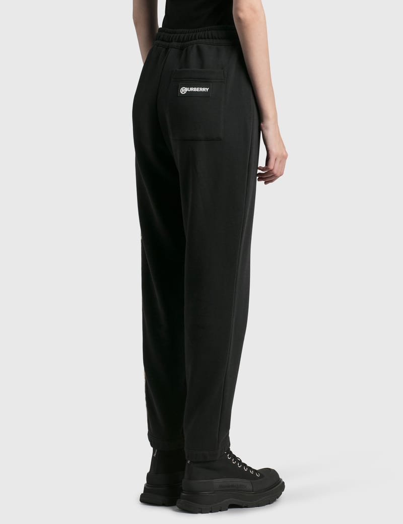 Burberry - Vintage Check Panel Cotton Jogging Pants | HBX