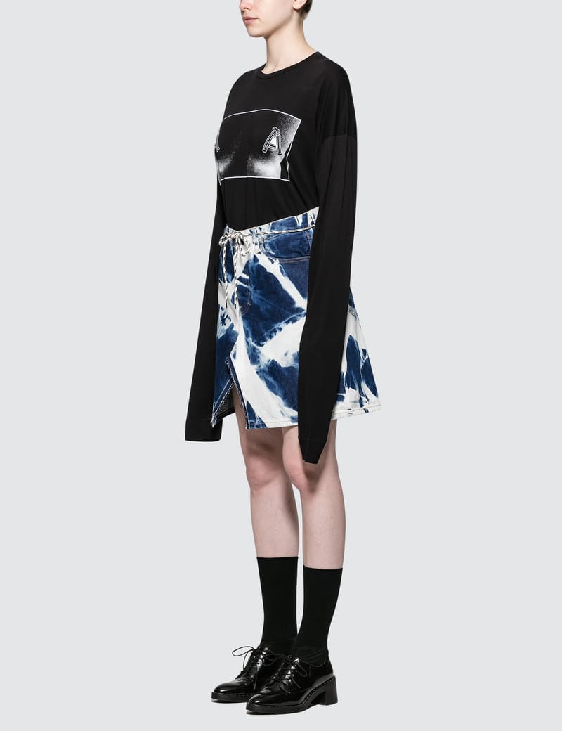 スカート L'Appartement BLEACH DENIM SKIRT 34 新品【L'Appartement 】 BLEACH DENIM SKIRT - メルカリ