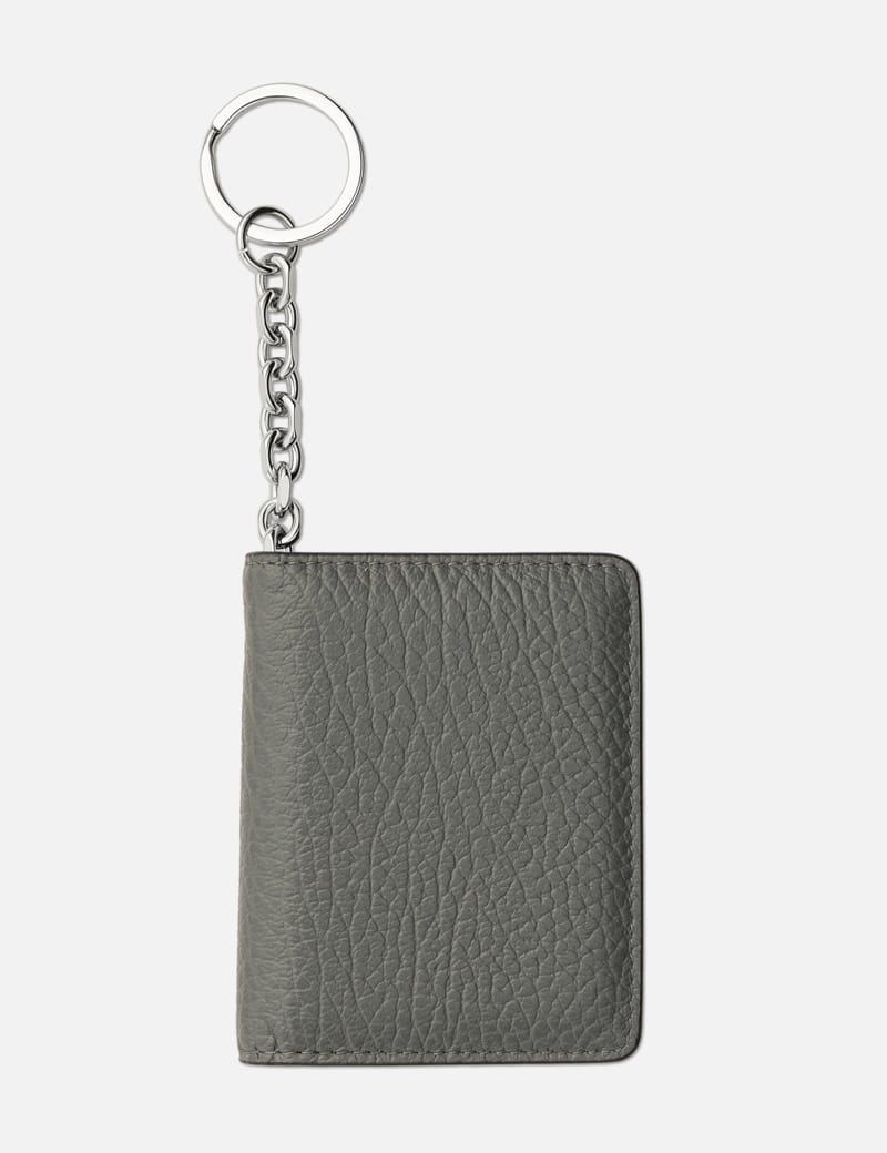 Maison Margiela Four Stitches Keyring Cardholder - 意大利製灰色粒