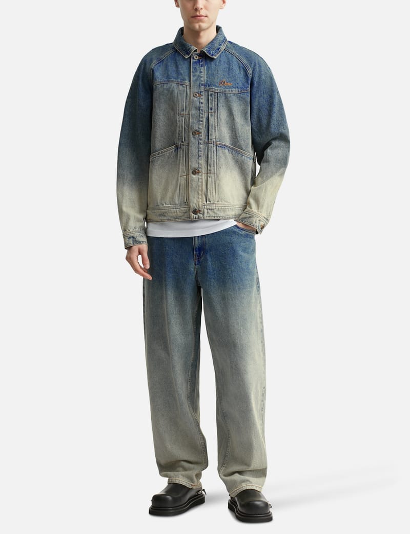 ジャケット・アウター Dime DENIM JACKET Dime Denim Jacket / Dipped Sandblasted Indigo (ダイム デニム
