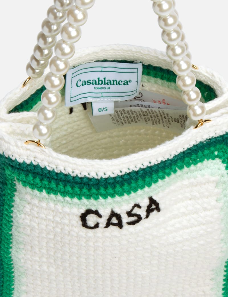 Casablanca - COTTON MINI CROCHET BAG | HBX - Globally