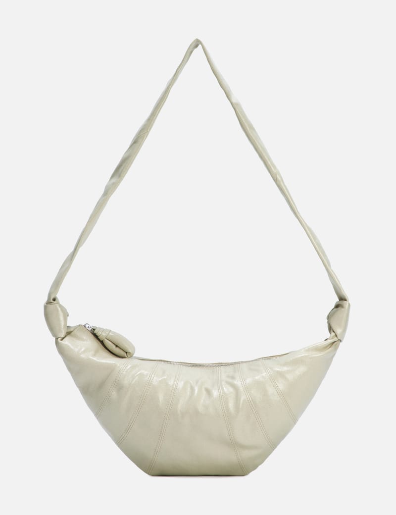 バッグ LEMAIRE MEDIUM CROISSANT COATED COTTON LEMAIRE - 【残りわずか】Medium Croissant Bag(COW LEATHER