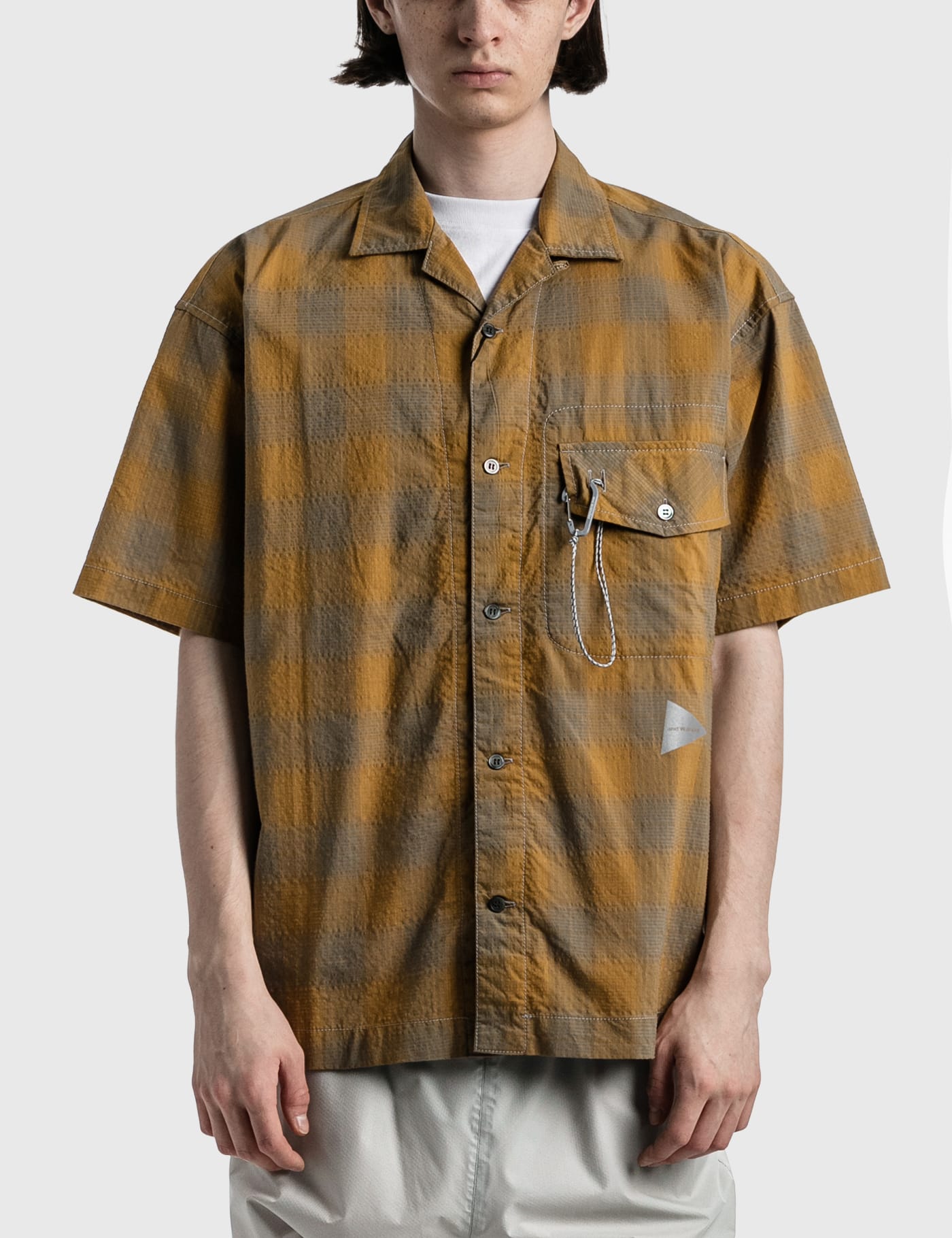 and Wander - Dry Check Open Shirt | HBX - Globally Curated Fashion 