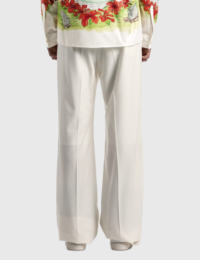 Casablanca - Flared Wool Trousers | HBX - Globally Curated Fashion