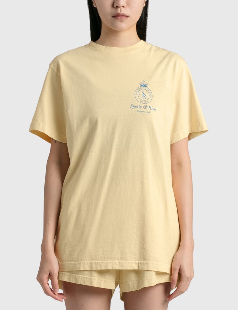 SPORTY & RICH フィットネスグループ Tシャツ トップス Tシャツ