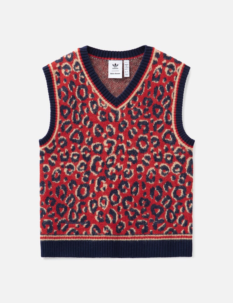 wales bonner vネックニット adidas Wales Bonner Knit Vest V Neck Sweater Monogram Classic