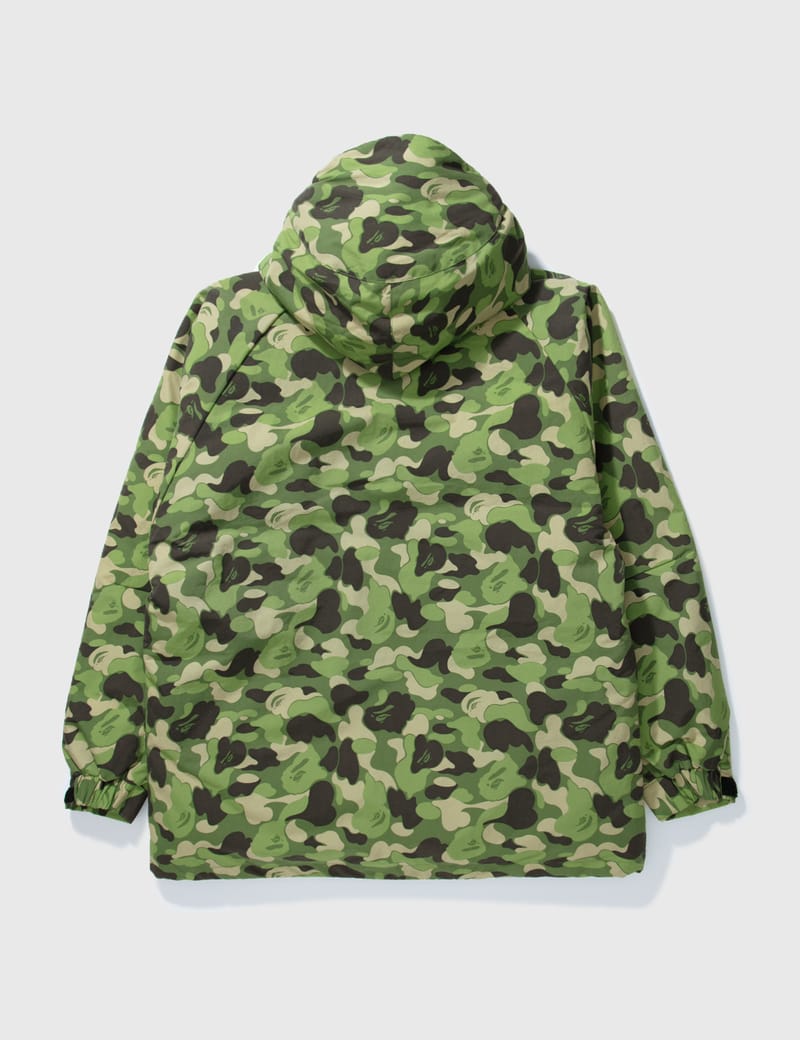 BAPE - Bape Hooded Camo Down Jacket | HBX - Globally Curated
