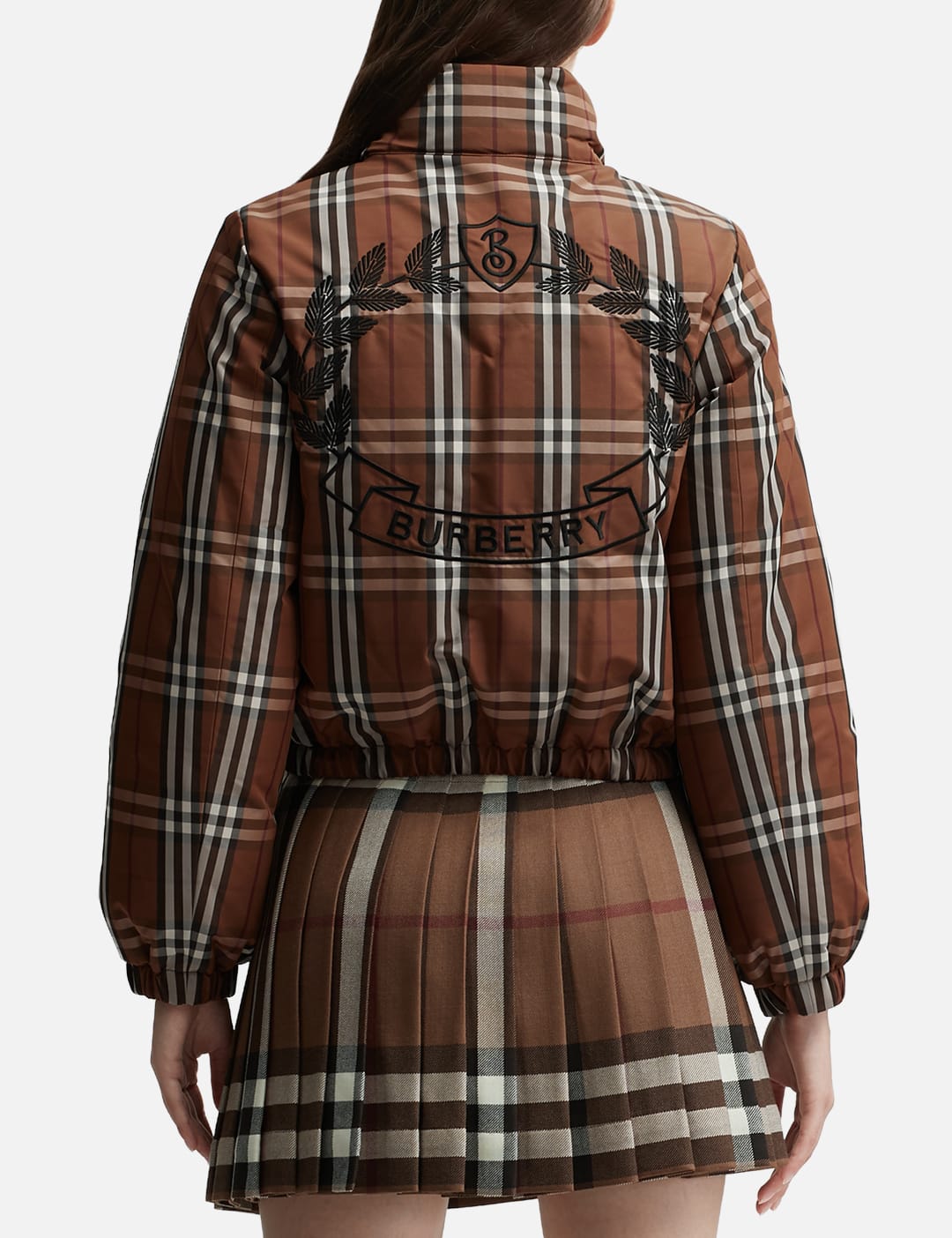 Burberry - Check Nylon Puffer Jacket | HBX - Globally Curated