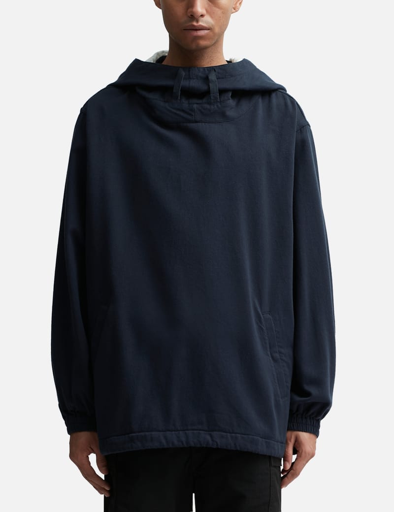 Nanamica - Cotton Wool Twill Hooded Pullover Parka | HBX