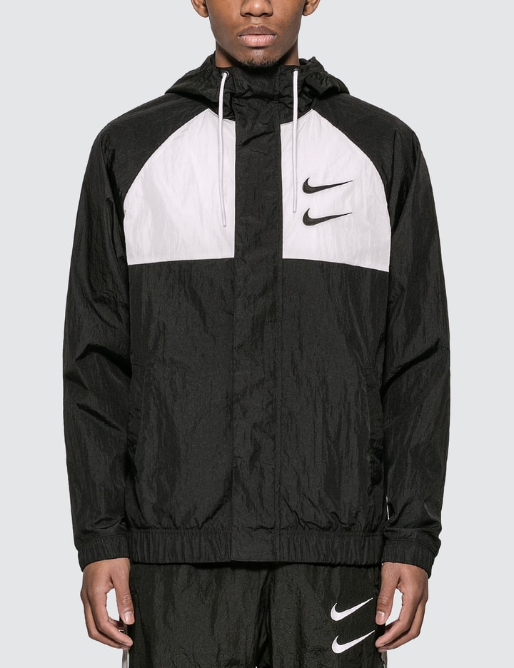 mens nike swoosh woven jacket
