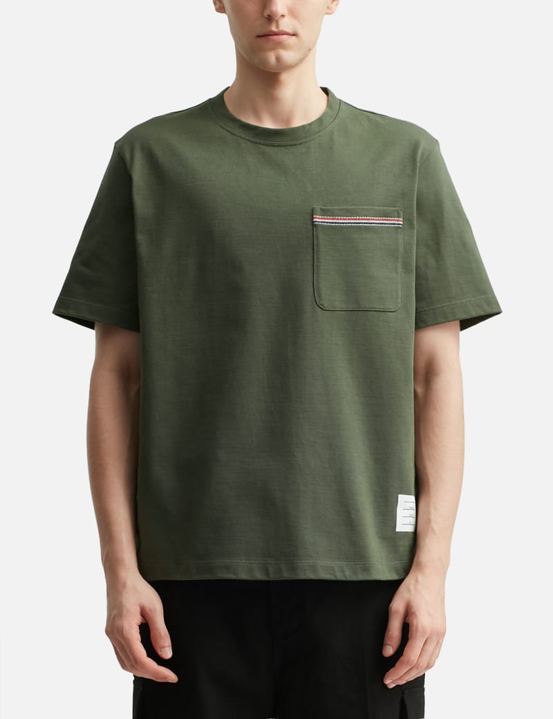 Tシャツ・カットソー THOM BROWNE FW25 'W/ 4Bar' polo shirt (MJP137G07976 100) Tシャツ・カットソー THOM BROWNE FW25 'W/ 4Bar' polo shirt