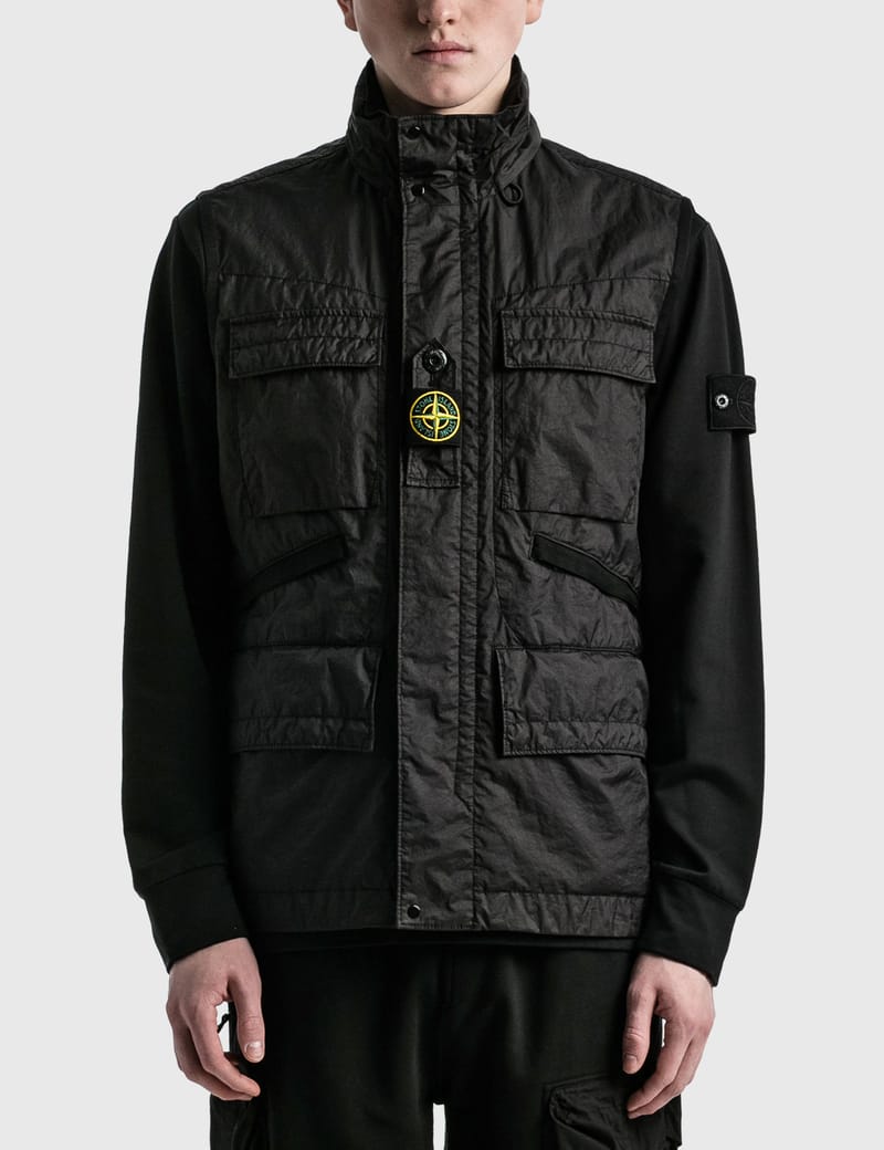 美品 STONE ISLAND MEMBRANA 3L TC Sサイズ ブラックメンズ - ナイロン