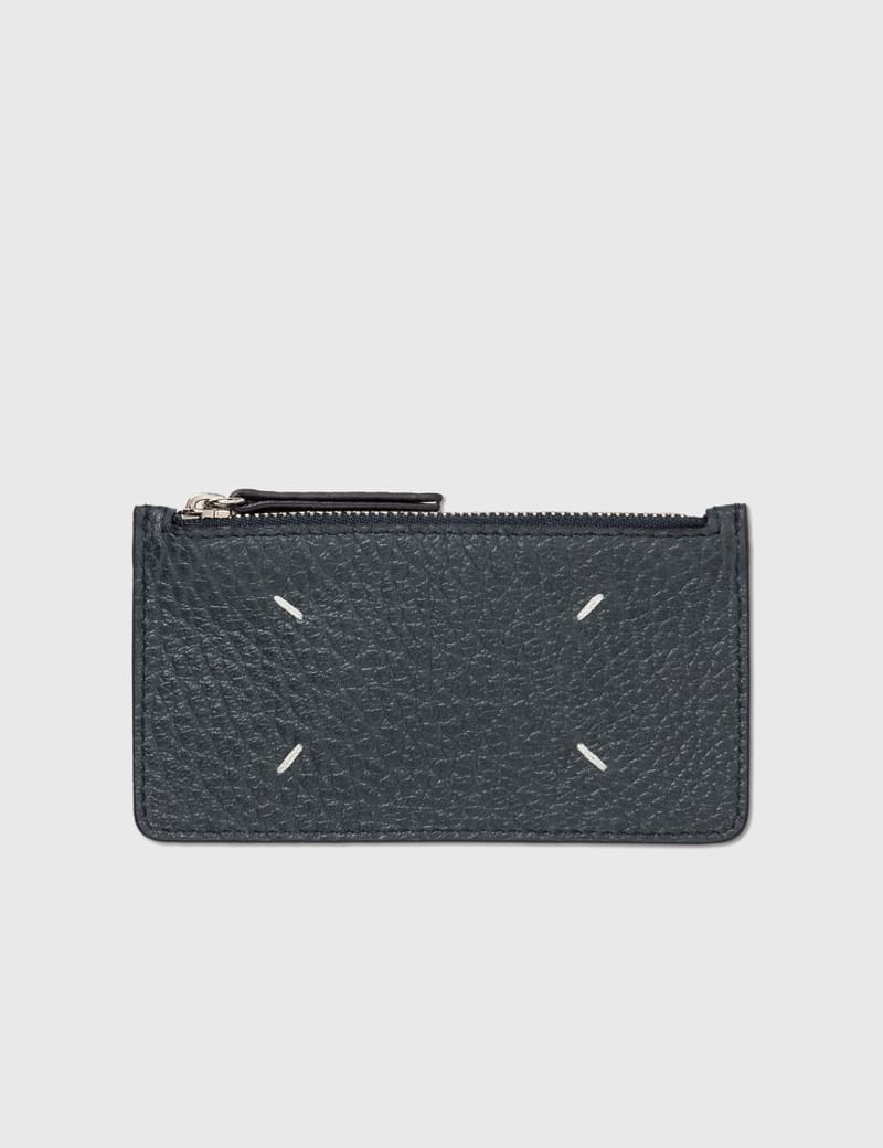 Maison Margiela - Four Stitch Zip Card Holder | HBX