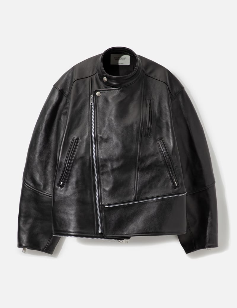 Beautiful People Double-End Vintage Leather GT Riders Jacket