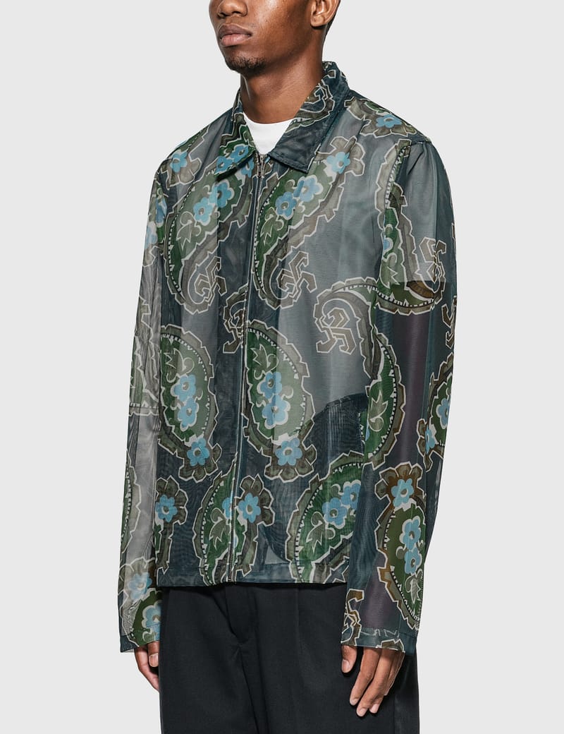 Stüssy - Mesh Zip Jacket | HBX - Globally Curated Fashion Stüssy - Mesh Zip Jacket | HBX - Globally Curated Fashion