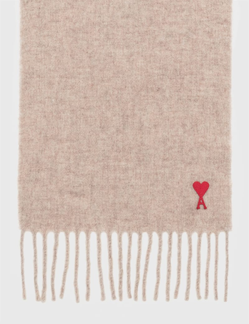 ★人気★ AMI de Coeur Wool Classic Scarf Champagne Ami - Ami de Coeur Classic Scarf | HBX - Globally Curated