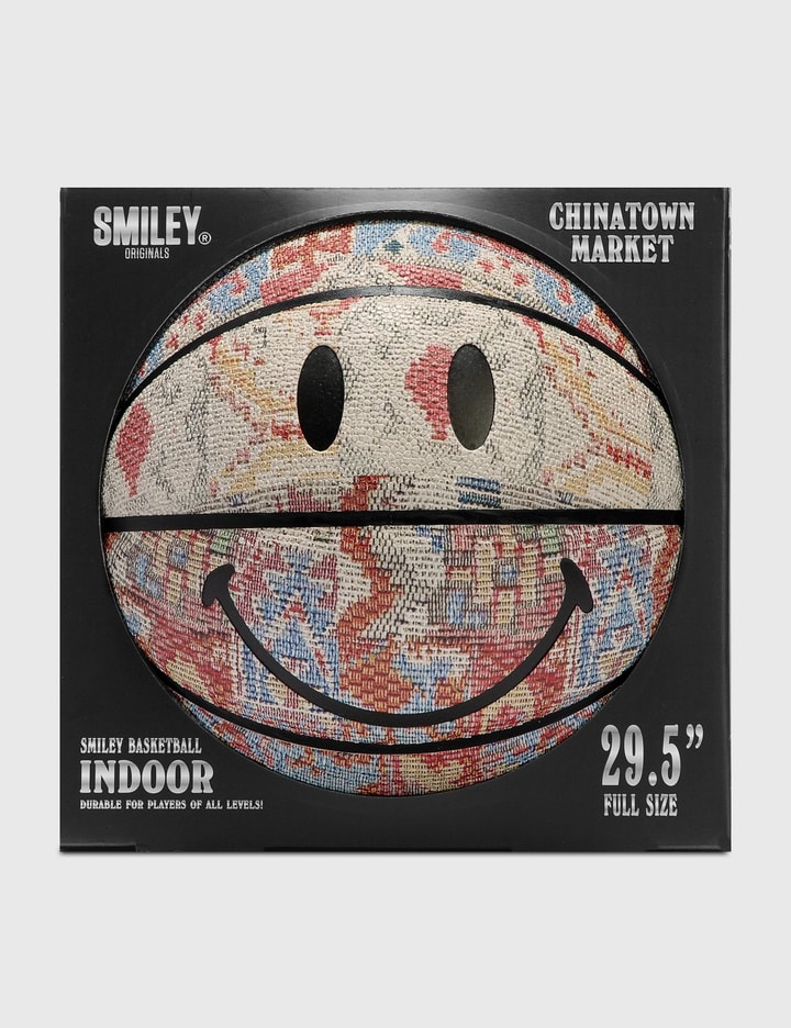 Market Smiley Rug Chinatown Market - Smiley Patchwork Rug Basketball | HBX - Globally ...