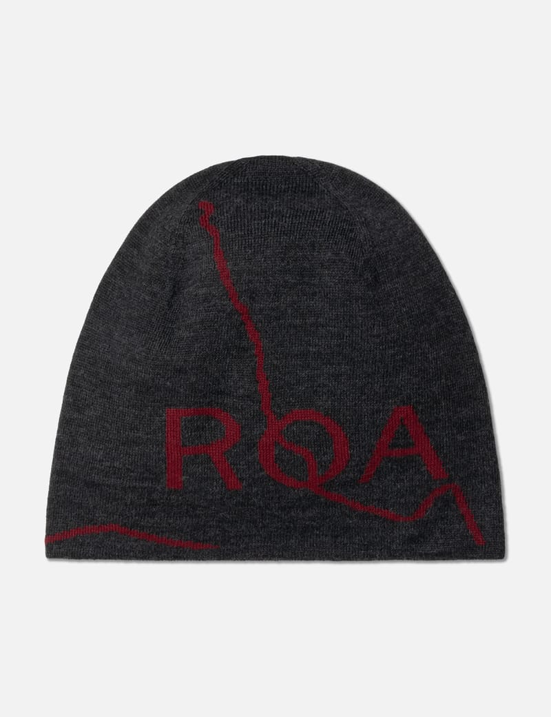 帽子 ROA Logo Wool Beanie ROA Logo Wool Beanie - Merino wool blend beanie with contrast logo