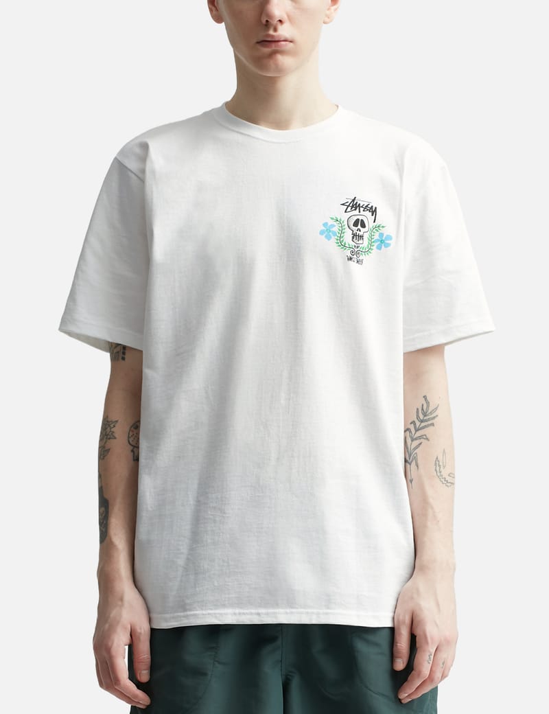 Stüssy - Skull Crest T-shirt | HBX - Globally Curated Fashion and